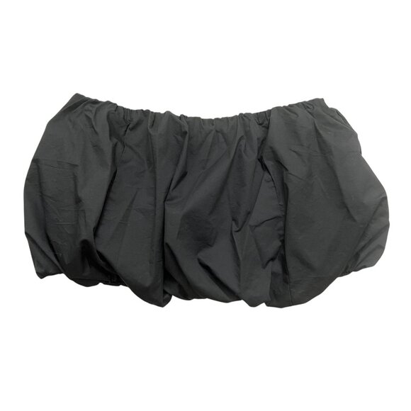 Khy Low Rise Bubble Hem Mini Skirt Black Size XL‎ NWT Baddie Avant Garde - Picture 2 of 9